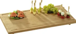 KESPER Schneide- und Abdeckplatte 59x32x3 cm Bambus