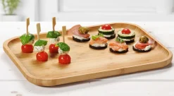 Kesper Servierplatte Bambus 37,5 x 27,5 x 2 cm