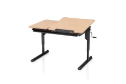 KETTLER Schreibtisch braun / schwarz