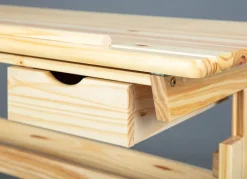 Kinder Schreibtisch CHRISTIAN 109 x 55 cm Kiefer Natur