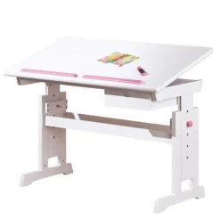Kinder Schreibtisch JULIAN 109 x 55 cm Weiß