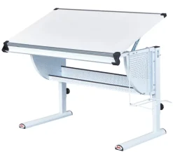 Kinder Schreibtisch MIKA Weiß