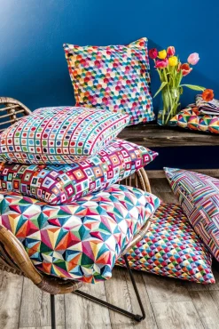 Kissenhülle DIAMANTENWELT 40 x 40 cm in Multicolor