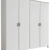 Kleiderschrank FALUN 182 x 203 cm Alpinweiß NB