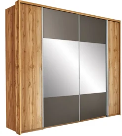 Kleiderschrank FOREST 312 x 225 cm braun / grau