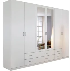 Kleiderschrank GAMMA 6-türig Alpinweiß NB