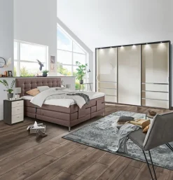 Kleiderschrank MALIBU Eiche-Mocca/ Kieselgrau