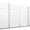 Kleiderschrank PANORAMA 361 x 62 cm NB weiß
