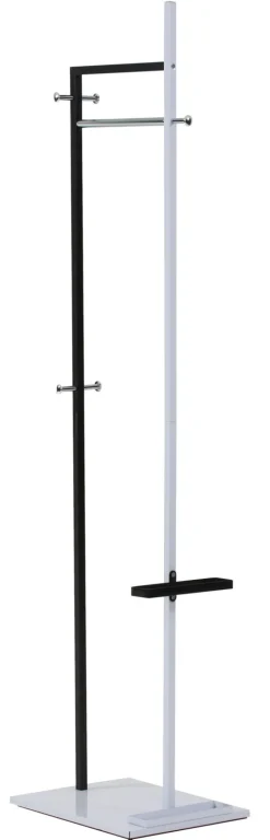 Kleiderständer JULIA 45 x 184 cm schwarz/ weiß