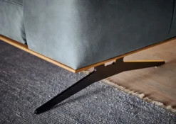 KOINOR Ledersofa 2,5-Sitzer HIERO mareblau