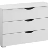 Kommode ALVARA 93 x 62 cm Alpinweiß NB