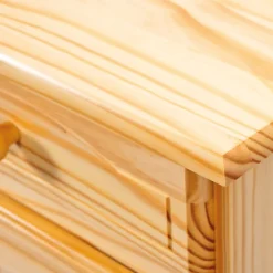 Kommode BENJAMIN 88x87x43 cm Massivholz Kiefer Natur