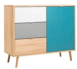 Kommode CUBA 1 mehrfarbig 103 x 87 cm