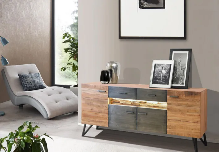 Kommode HAWK braun /schwarz