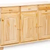 Kommode LEO 130x87x43 cm Massivholz Natur