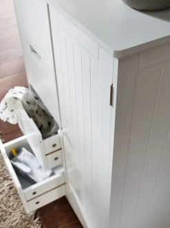 Kommode PATTI 56 x 83 cm weiß