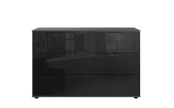 Kommode TENERIFFA grau/ schwarz