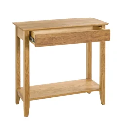 Konsole 75 cm Eiche massiv