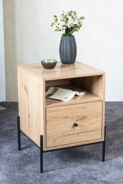 Konsole 45 x 60 cm braun/schwarz