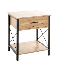 Konsole 45 x 40 cm braun/schwarz