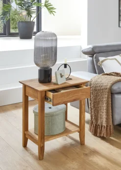 Konsole 50 x 40 cm Eiche massiv geölt