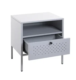 Konsole 45 x 50 cm silbergrau