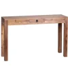 Konsolentisch 120 x 70 cm Akazie braun