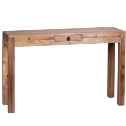 Konsolentisch 120 x 70 cm Akazie braun