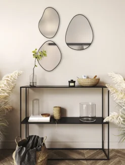 Konsolentisch CHLOE 80 x 80 cm schwarz