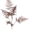 Kunstpflanze Dekozweig Farn Asparagus Metallic-rosa