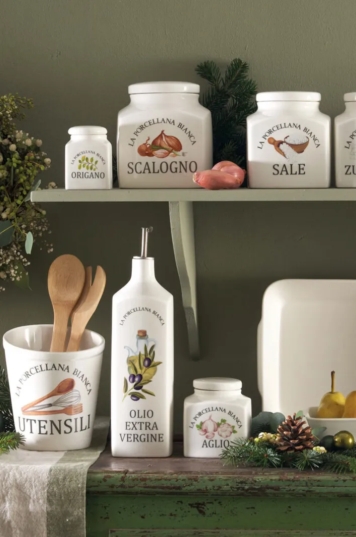 LA PORCELLANA BIANCA Vorratsdose CONSERVA Scalogno 1,8 Liter