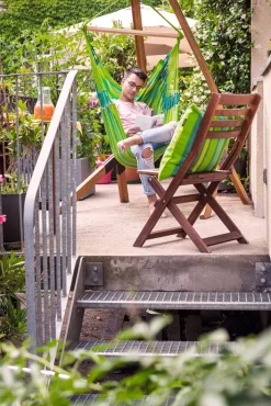 LA SIESTA Hängesessel Basic DOMINGO 140 cm Lime