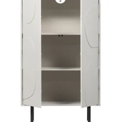 Lagerschrank CADIZ 85 x 135 cm Finish Nebelweiß