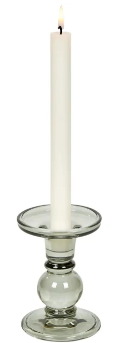 LAMBERT Kerzenständer ANDRATX 13 cm rauchgrau