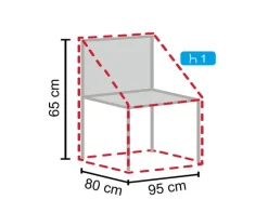 LC WHOLESALER Schutzhülle für Gartensessel