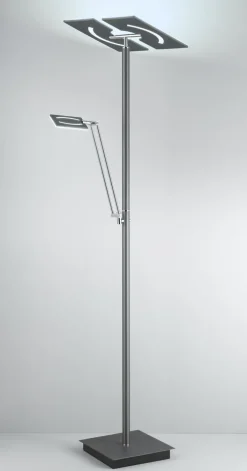 LED Deckenfluter mit Leselampe MATEO anthrazit