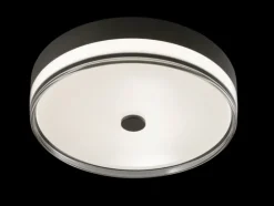 LED Deckenlampe SORANO 50 cm schwarz /chromfarbig