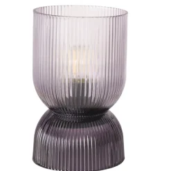 LED Dekolampe FIZA 19 cm grau