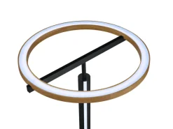 LED Stehlampe NELLA Holz /schwarz