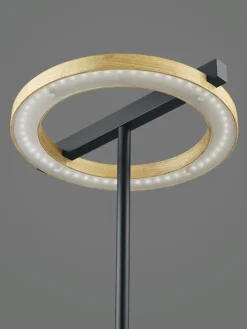 LED Tischlampe NELLA Holz /schwarz