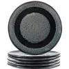 LEONARDO Dessertteller MATERA 6er Set 22,5 cm Keramik anthrazit