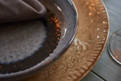 LEONARDO Dessertteller MATERA 6er Set 22,5 cm Keramik anthrazit