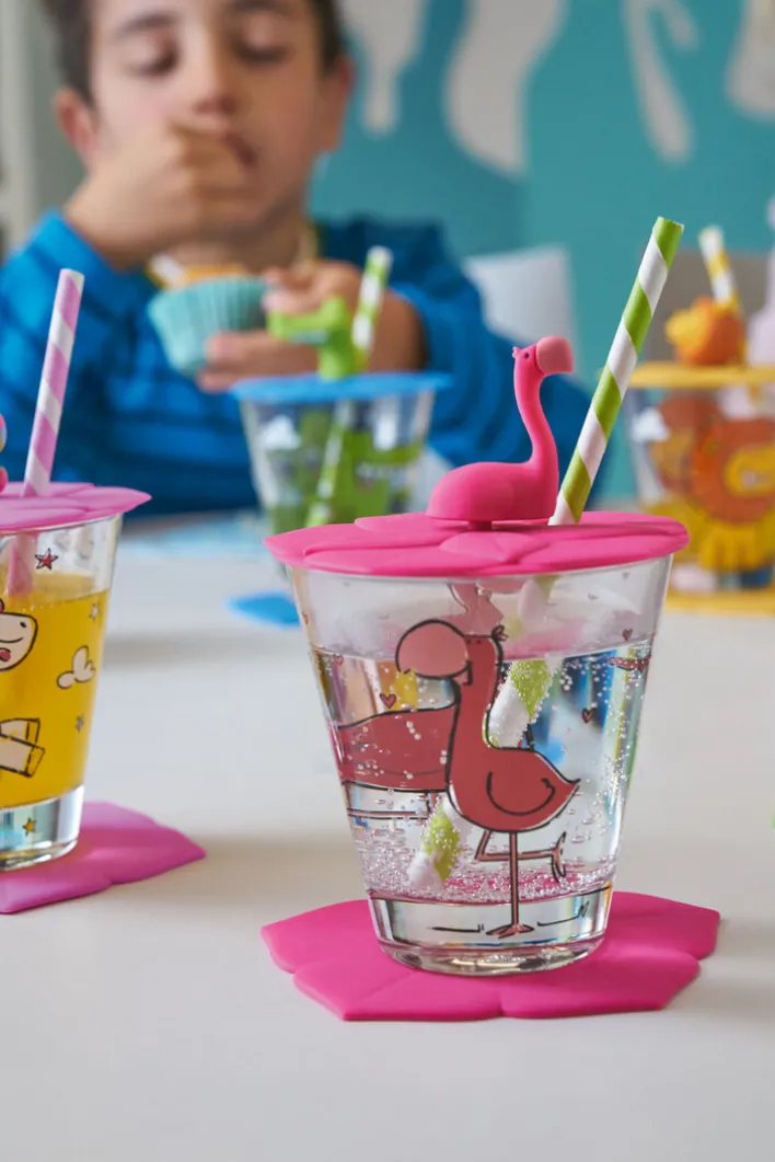 LEONARDO Kindergeschirr Deckel BAMBINI FLAMINGO