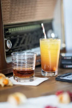 LEONARDO Longdrinkglas VARIO STRUTTURA 6er Set Klarglas