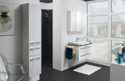 LEONARDO Spiegelschrank weiß