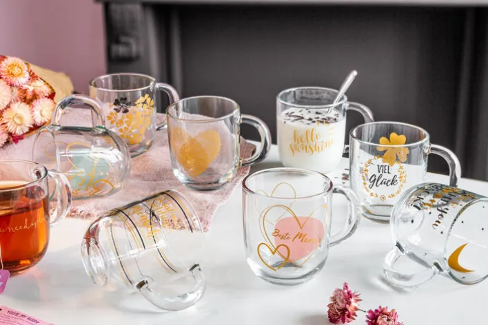 LEONARDO Tasse VIEL GLÜCK 400 ml Glas