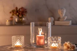 LEONARDO Tischlicht RAUTE 10 x 10 cm