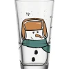 LEONARDO Trinkglas SCHNEEMANN 330 ml bedruckt Schneemann