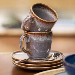 like. Kaffeetasse LAVE BEIGE 240 ml beige/ grau