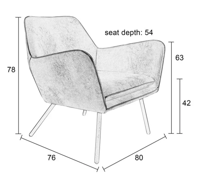 Loungesessel RICARDO grau